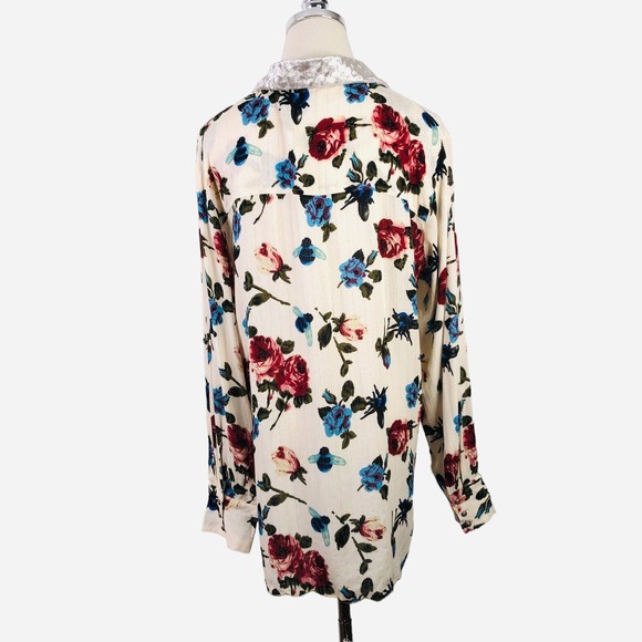 Aratta Silent Journey Anthropologie Embroidered Floral Blouse - Picture 16 of 16